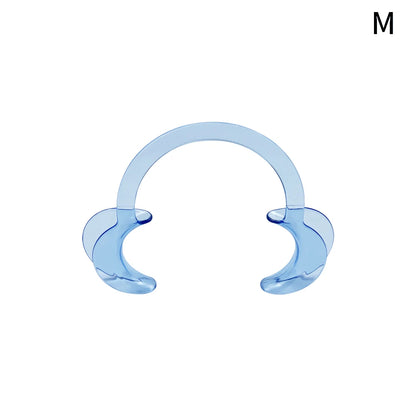 C-Shape Cheek Retractor Transparent Plastic Mouth Opener Lip Cheek Retractor Large/Medium/Small Dentist Spreader Orthodontic