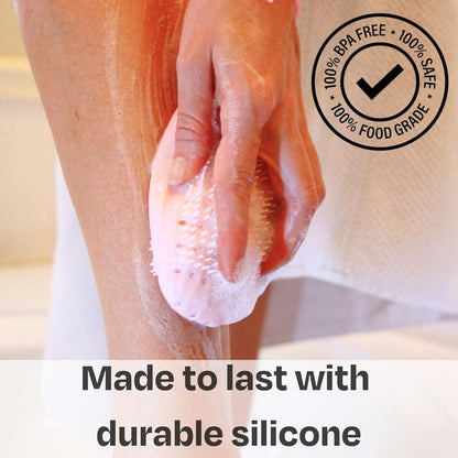 Soap Saver Bag, Gentle Exfoliating Loofah Pouch, Soap Sleeves for Bars, Exfoliating Bag, Bar Soap Pouch, Mesh Soap Bags for Soap Bars, Soap Bar Bag, Silicone Body Scrubber, Pink Loofah