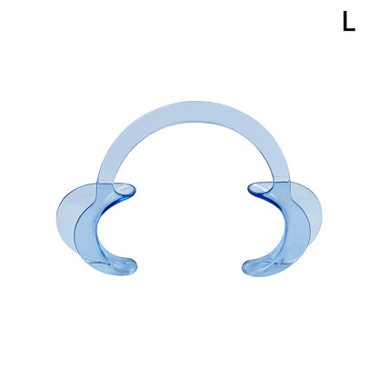 C-Shape Cheek Retractor Transparent Plastic Mouth Opener Lip Cheek Retractor Large/Medium/Small Dentist Spreader Orthodontic