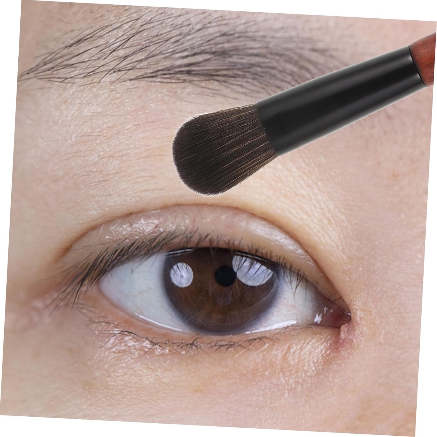 1Set Travel Makeup Brush Set Mini Portable Cosmetics Brush Set Soft Bristles for Eyeshadow and Concealer for Quick Touch-Ups the Go