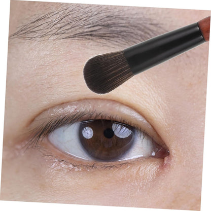 1Set Travel Makeup Brush Set Mini Portable Cosmetics Brush Set Soft Bristles for Eyeshadow and Concealer for Quick Touch-Ups the Go